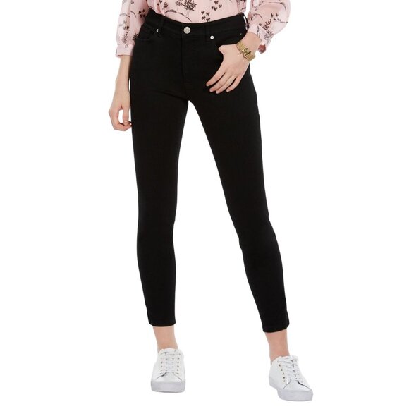 NWT Tommy Hilfiger Womens Tribeca Th Flex Ankle Skinny Jeans J9SK0EFH Black 2 - Picture 1 of 10